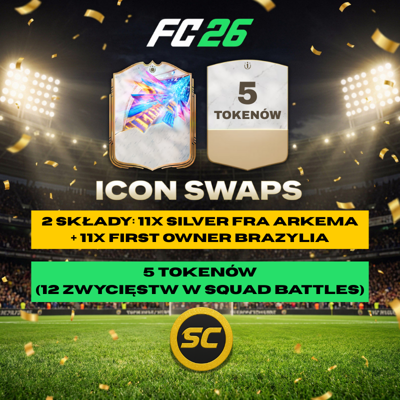 FC 26 Icon Swaps Boost - 5 Tokenów (12 zwycięstw w Squad Battles)
